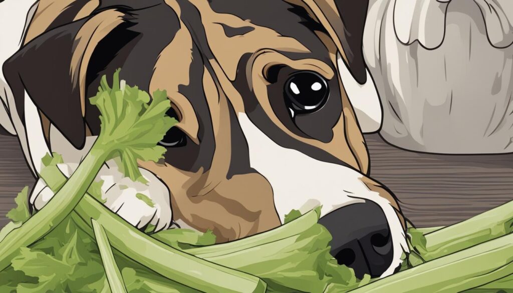 Celery toxicity in dogs