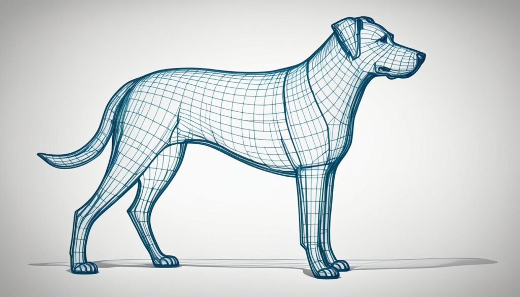 Crafting accurate dog body proportions