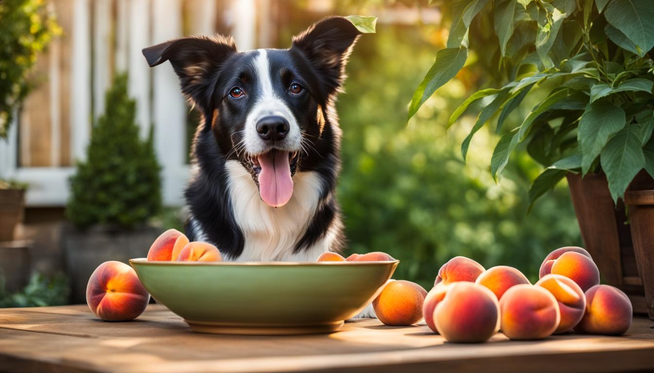 can dogs have peaches