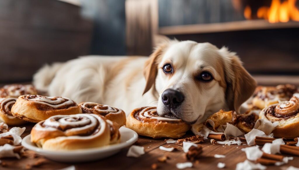 cinnamon roll poisoning in dogs