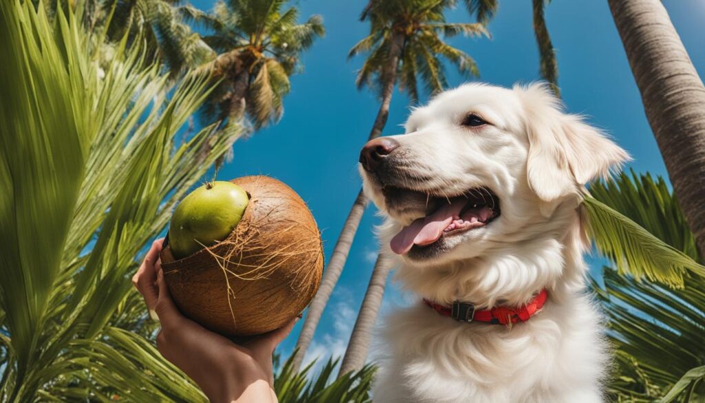 feeding coconut to dogs