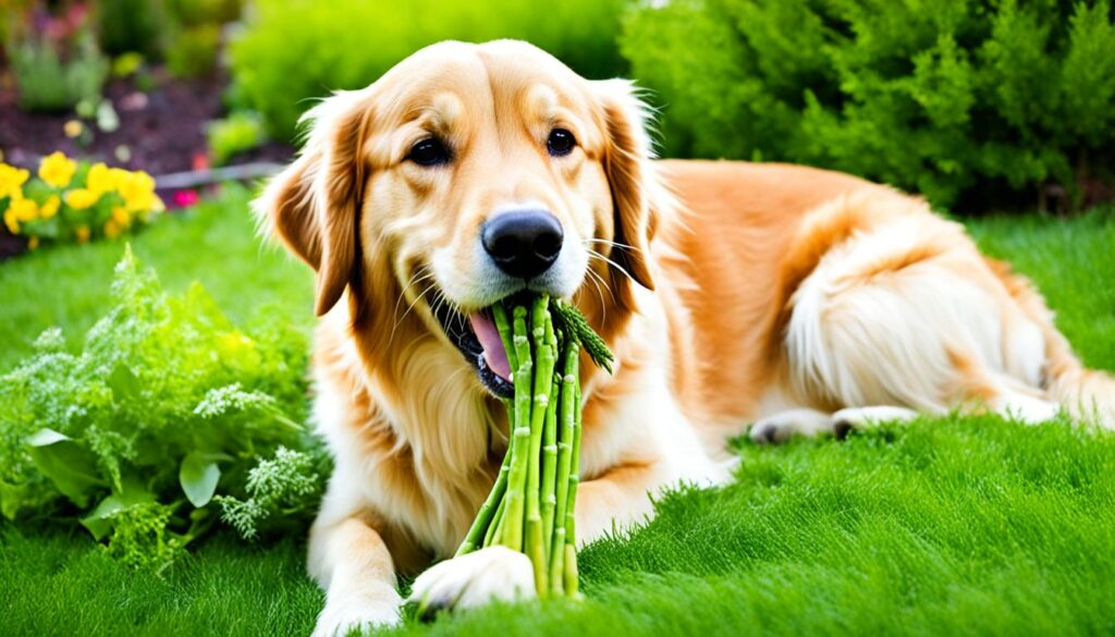 feeding dogs asparagus