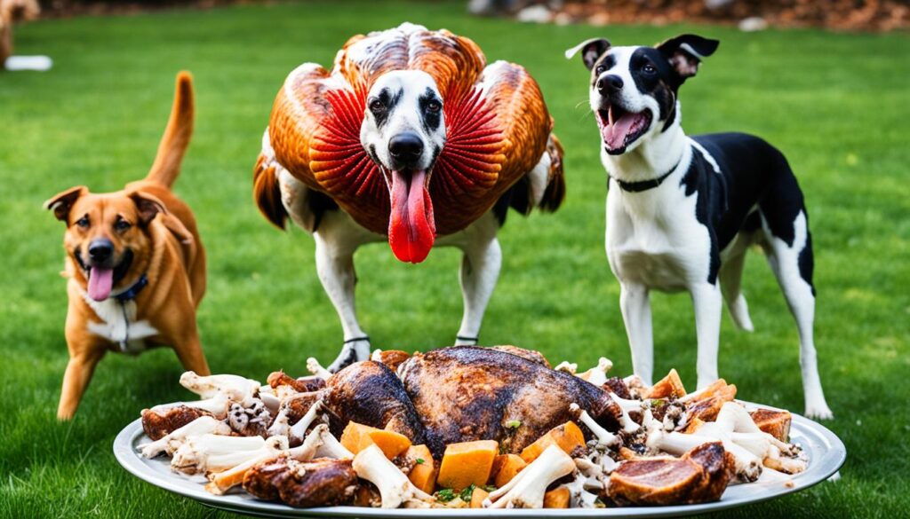 feeding turkey to dogs