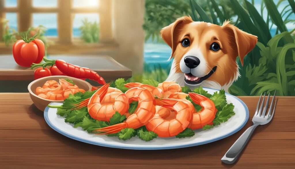 health benefits of shrimp for dogs