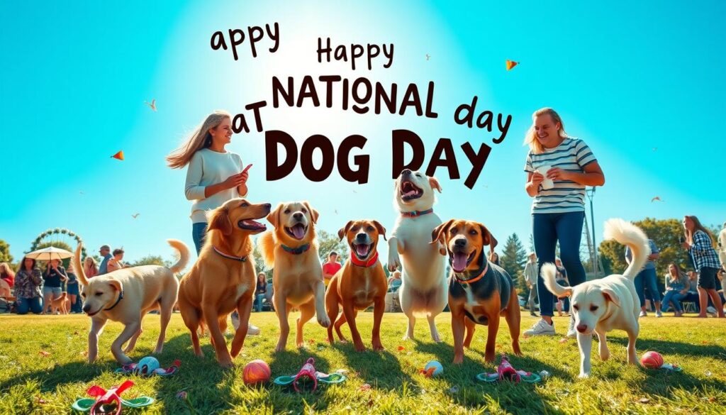 Dog lovers day celebration